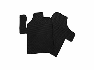 Мерседес Вито W639 2 шт. Коврики резиновые КОРЫТКА