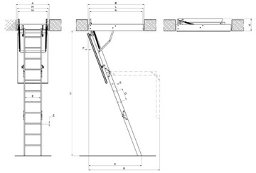 Лестница FAKRO LWK Plus 60x111 (h= 280)