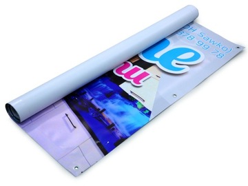 BANER - BANNER REKLAMOWY - 100x100 cm - 1x1 m