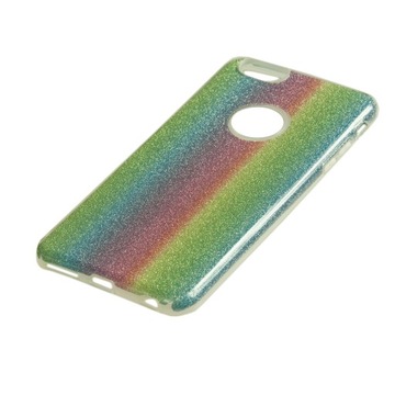 ETUI Guma BROKAT HQ do iPhone 6 PLUS A1522 TĘCZOWY Case Pokrowiec