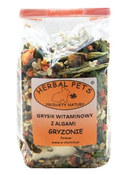HERBAL PETS GRYSIK WITAMINOWY Z ALGAMI 150G