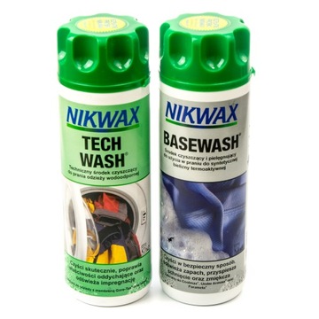 NIKWAX BASEWASH + TECHWASH - ZESTAW DO PRANIA TECH