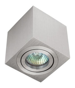 OPRAWA NATYNKOWA KWADRAT GU10 MR16 DUCE ALUMINIUM