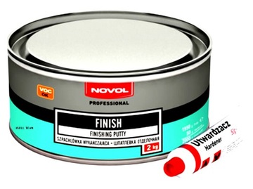FINISH 2,0 kg SZPACHLÓWKA gładka na wykończenia biały kolor NOVOL 122