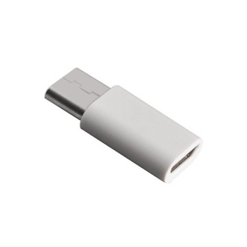 Переходник Micro USB на USB Type-C, белый