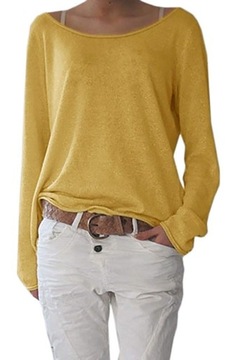 Mikos Sweter damski oversize długi rękaw 632