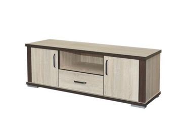 Stolik szafka RTV dąb sonoma brąz 154 cm TV P-12