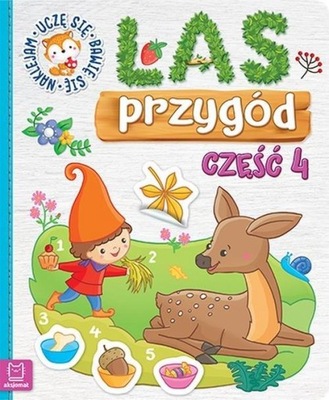 Las przygód Uczę się bawię się naklejam Część 4 Książki dla dzieci