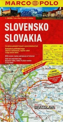 Słowacja Mapa Marco Polo