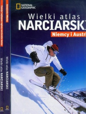 Wielki atlas narciarski Niemcy i Austria FOLIA