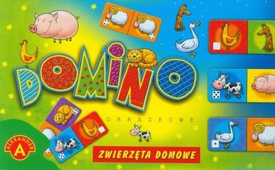 ALEXANDER Domino zwierzęta domowe gra edukacyjna 4