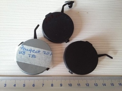 Peugeot 207 hb заглушка бампера задняя фото №1