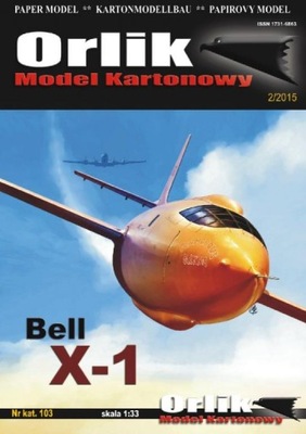 1:33 Samolot Bell X-1 ORLIK 103