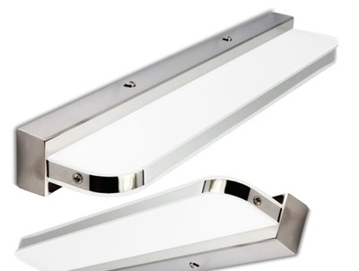 Kinkiet lampa LED 52 cm chrom oświetlenie łazienkowe lustra lub nad obraz