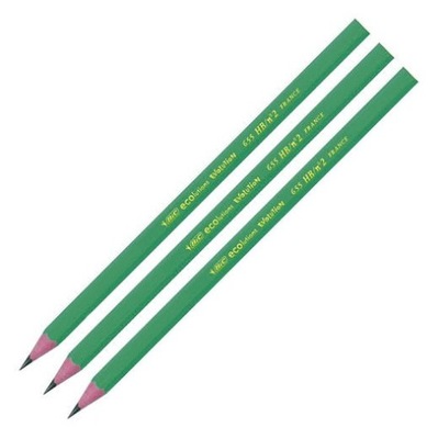 Ołówek BIC Evolution bez gumki zielony 3502