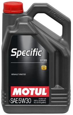 OIL SILNIKOWY MOTUL SPECIFIC 0720 5 L 5W-30 - milautoparts-fr.ukrlive.com