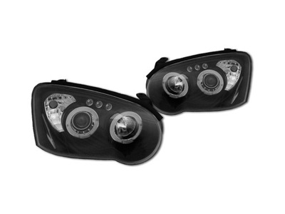 Фари лампи kpl тюнінг кільця led лінза subaru impreza gd lift 2003- фото №1