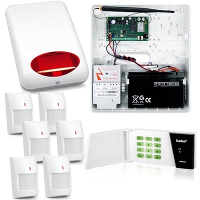 ALARM SATEL MICRA 6 CZUJEK BEZPRZEWODOWY GSM SMS