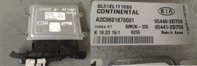 Kia sportage iv 16r 1.6 t-gdi бортовий комп'ютер 95440-2d750 фото №1