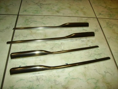 Накладки хромированные решётка dacia logan ii фото №1