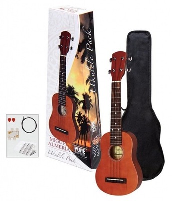 ALMERIA UKULELE SOPRANOWE PACK -ZESTAW-