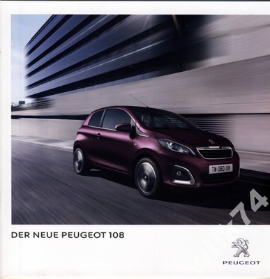 Peugeot 108 prospekt 2014 Austria - milautoparts-fr.ukrlive.com