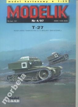 Modelik nr 4/97 ROSYJSKA TANKIETKA T-27