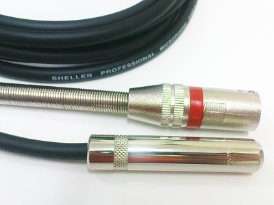 SHELLER/gniazdo stereo Jack 6.3S/XLR męski 1m
