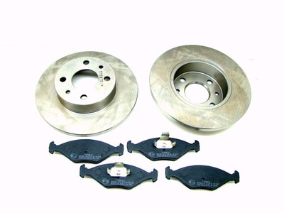 DISCS 2 PCS. + PADS FIAT SIENA UNO LANCIA Y10 FRONT - milautoparts-fr.ukrlive.com