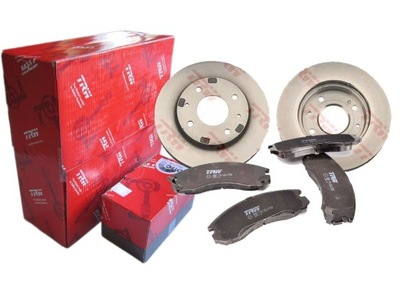 DISCS + PADS TRW FRONT MITSUBISHI GALANT VI - milautoparts-fr.ukrlive.com