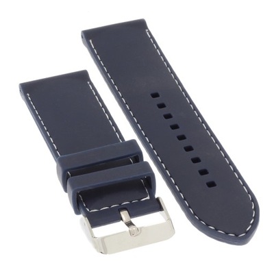 PASEK DO ZEGARKA 26 mm DILOY SBR10.26.5 GRANATOWY