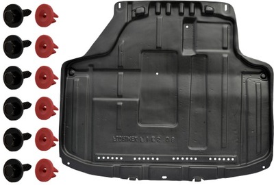 FORD FIESTA MK7 VII 08- PROTECTION ENGINE CLAMPS HDPE - milautoparts-fr.ukrlive.com