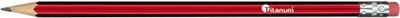 Ołówek Titanum techniczny z gumką 4B 83726