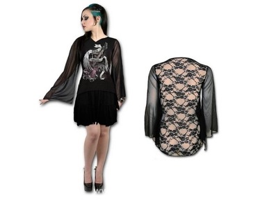Bluzka SPIRAL ROCK ANGEL SEXY GOTHIC rozm. L