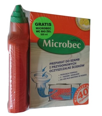 MICROBEC 1KG + WC BIO ŻEL bio Bakterie do szamb
