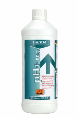 Canna pH+ plus 20% 1L regulator poziomu ph roztworu - na zwiększenie ph