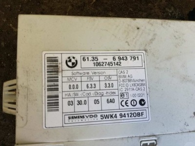 BMW 3 E90 ELECTRONIC JUNCTION COFFRE 61359364821 9364821 ORIGINAL - milautoparts-fr.ukrlive.com