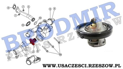 Термостат caliber journey patriot avenger sebring фото №1