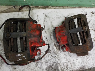 Iveco stralis супорт гальмівний лівий задня фото №1