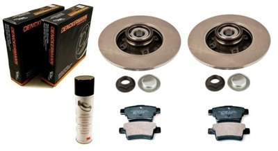 DISQUES SABOTS DE FREIN ROULEMENT CITROEN C4 PICASSO / GRAND I 2006-2013 ARRIÈRE KIT - milautoparts-fr.ukrlive.com