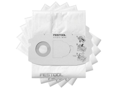 Priemyselný vysávač, príslušenstvo - FESTOOL Vrecká na vysávače CTL MINI 5 ks 498410