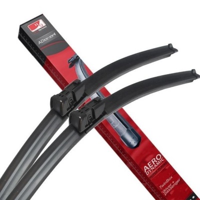 WIPER BLADES HQ AUTOMOTIVE FRONT 600 MM 500 MM + GLOVES NITRYLOWE FOR DETAILINGU L - 2 PCS. - milautoparts-fr.ukrlive.com