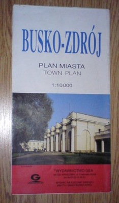 BUSKO-ZDRÓJ PLAN MIASTA MAPA 1998 R.