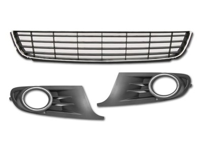 DEFLECTOR GRILLE CHROME BUMPER VW GOLF VI 6 5K0 2008- - milautoparts-fr.ukrlive.com