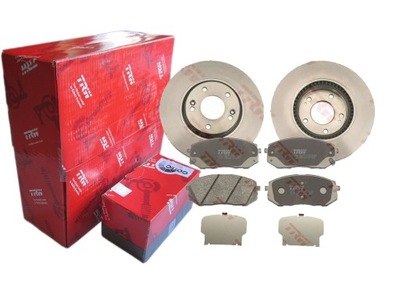 DISQUES + SABOTS DE FREIN TRW AVANT KIA SPORTAGE SL 300MM - milautoparts-fr.ukrlive.com