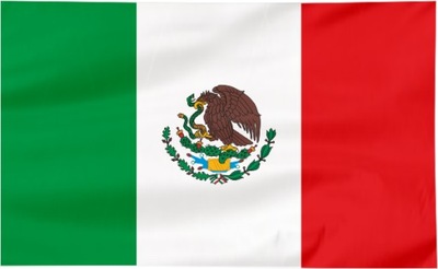 Flaga Meksyk 150x90cm - flagi Meksyku qw