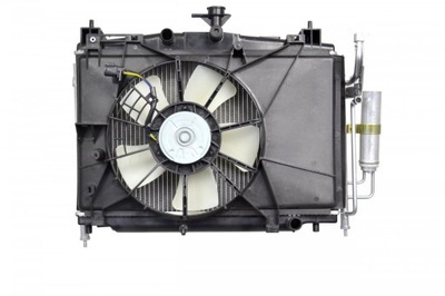 Новий комплект радіатор вентилятор mazda 2 07-15 mt фото №1