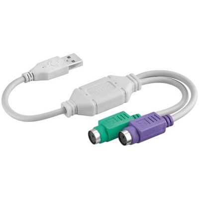 Adapter USB na 2xPS2 klawiatura + mysz PS/2