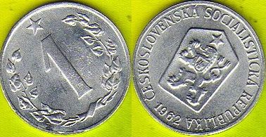 1 Halerz 1962 r.