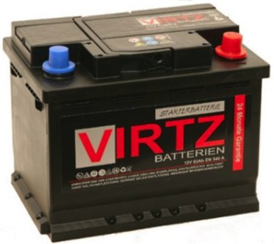 ACCUMULATEUR VIRTZ 12V / 62AH P+ 540A NIEMIECKI - milautoparts-fr.ukrlive.com